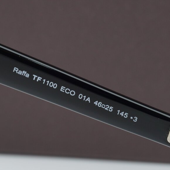 Tom Ford Raffa FT1100 01A Round Sunglasses - Black/Smoke - Picture 6 of 11